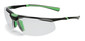 Safety glasses 5X3, colourless, black, green