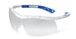 Safety glasses 5X6, white, blue, 5X6.03.22.00