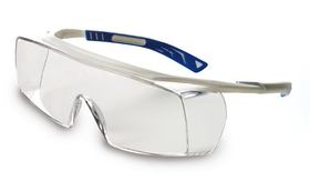 Veiligheidsbril 5X7, kleurloos, wit, blauw, 5X7.03.22.00