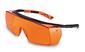 Überbrille 5X7, farblos, gun metal, orange, 5X7.01.00.00