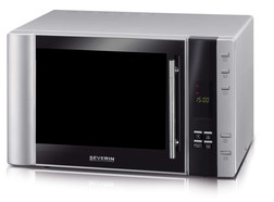 Microwave oven with grill and hot air functions