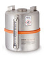 Safety collection containers for flammable liquids, with fill level indicator