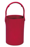 Transport container for 2.5 to 4 l bottles, red