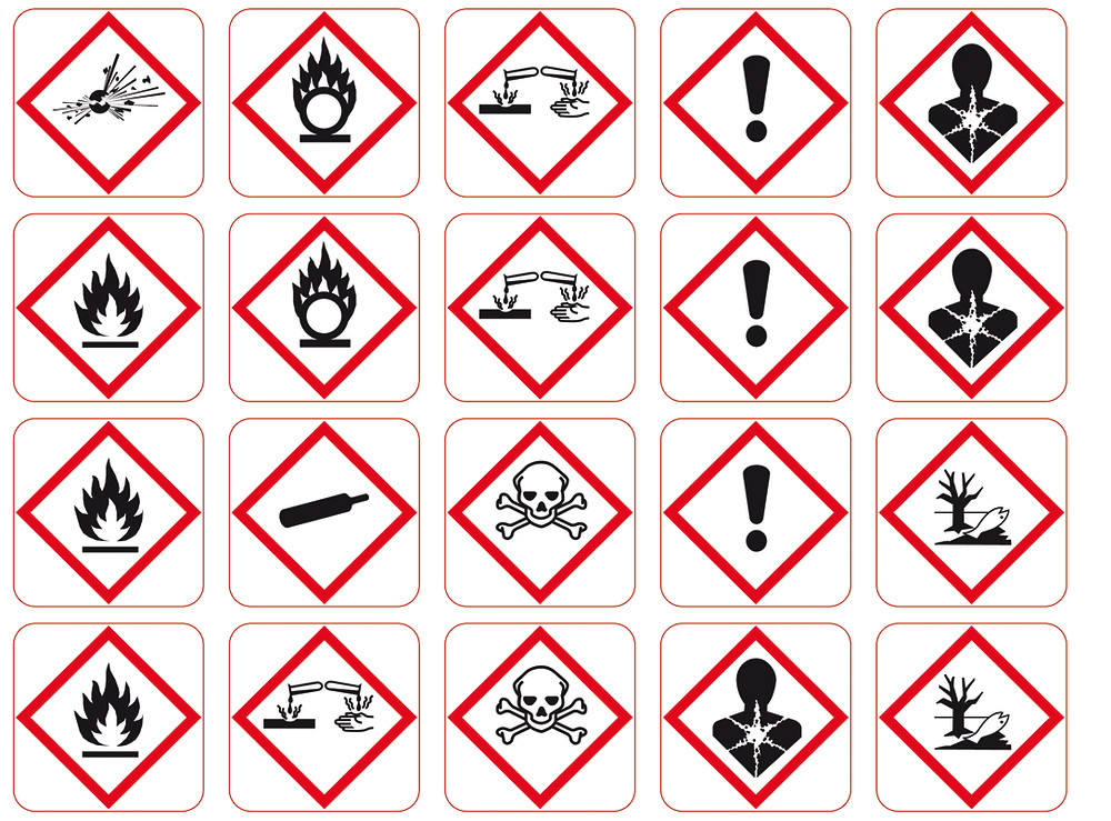 Ghs Pictograms Hazardous Materials