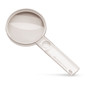 Handheld magnifying glass with spare lens, 2.25x