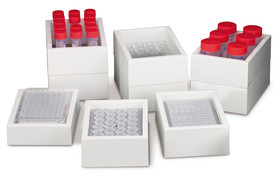 Accessories interchangeable block for sample tubes, Suitable for: 24 sample tubes &#216;&nbsp;16.5 mm x D&nbsp;46 mm, round bottom