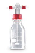 Gas wash bottle, With filter plate, porosity 1 (100–160 &mu;m)