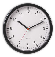 Quartz wall clocks, black