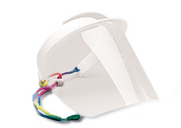 Face visor Polysoft, white