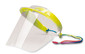 Face visor Polysoft, neon yellow