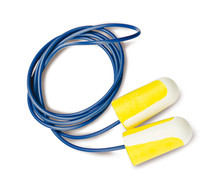 Disposable ear plugs Bilsom 304L with safety strap
