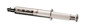 Glazen spuit met Luer Lock aansluiting (glas, metaal), 3 ml