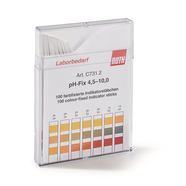 Bandelettes indicatrices pH pH Fix pH 4,5 - 10,0 en bloc carré