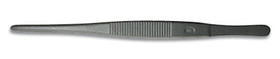 Tweezers PTFE-coated straight blunt, 145 mm