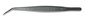 Tweezers PTFE-coated curved pointed, 130 mm