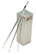 Sterilisierbehälter ROTILABO<sup>&reg;</sup> für Pipetten eckig, Passend für: Pipetten bis 180 mm, Länge außen: 210 mm