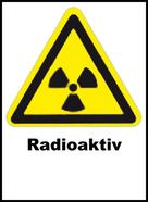 Strahlenschutzkennzeichnung, Radioaktiv, AluPress