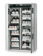 Combi safety cabinet K-PHOENIX-90 Inner fittings 6 full extension drawers/6 pull-out shelves