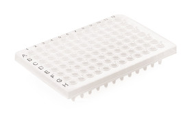 PCR-Platten ROTILABO<sup>&reg;</sup> 96-well, Standard, halber Rahmen
