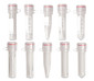 Screw vials free-standing, 0.5 ml