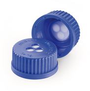 Couvercles à vis de ventilation DURAN<sup>&reg;</sup> avec membrane ePTFE, GL 45, bleu
