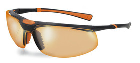 Veiligheidsbril 5X3, oranje, zwart, oranje