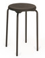 Stackable stool PU foam, light grey, 500 to 500 mm