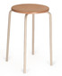 Stackable stool Beech, 500 to 500 mm