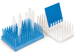 Test tube stands for &#216; 14-17 mm, blue, 1 unit(s)