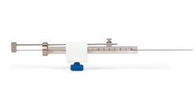 Microlitre syringe with plunger guide PTFE sleeve