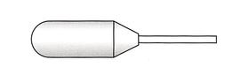 Pasteur pipettes ultra-fine tip ungraduated, 1 ml, Non-sterile, 1 x 500, 51 mm