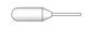 Pipettes Pasteur pointe ultrafine non gradués, 3.5 ml, Non stérile, 1 x 500, 157 mm