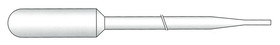 Pasteur pipettes ungraduated, 7 ml, very long, <b>Sterile</b>, indiv., 300 mm