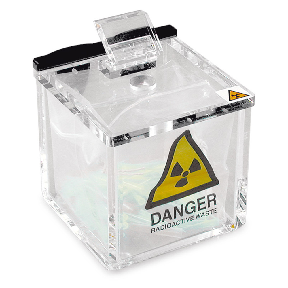 Strahlenschutz-Abfallbox SEKUROKA®, Strahlenschutzbehälter, Strahlenschutz, Arbeitsschutz und Sicherheit, Laborbedarf