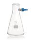 Suction bottle Erlenmeyer shape, 250 ml