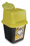 Waste disposal containers Sharpsafe<sup>&reg;</sup> 4 l container, 5 unit(s)
