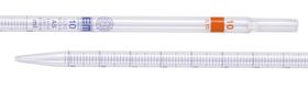 Graduated pipettes type 3, class AS, 20 ml, Graduation: 0,1 ml, Cotton stopper end: yes