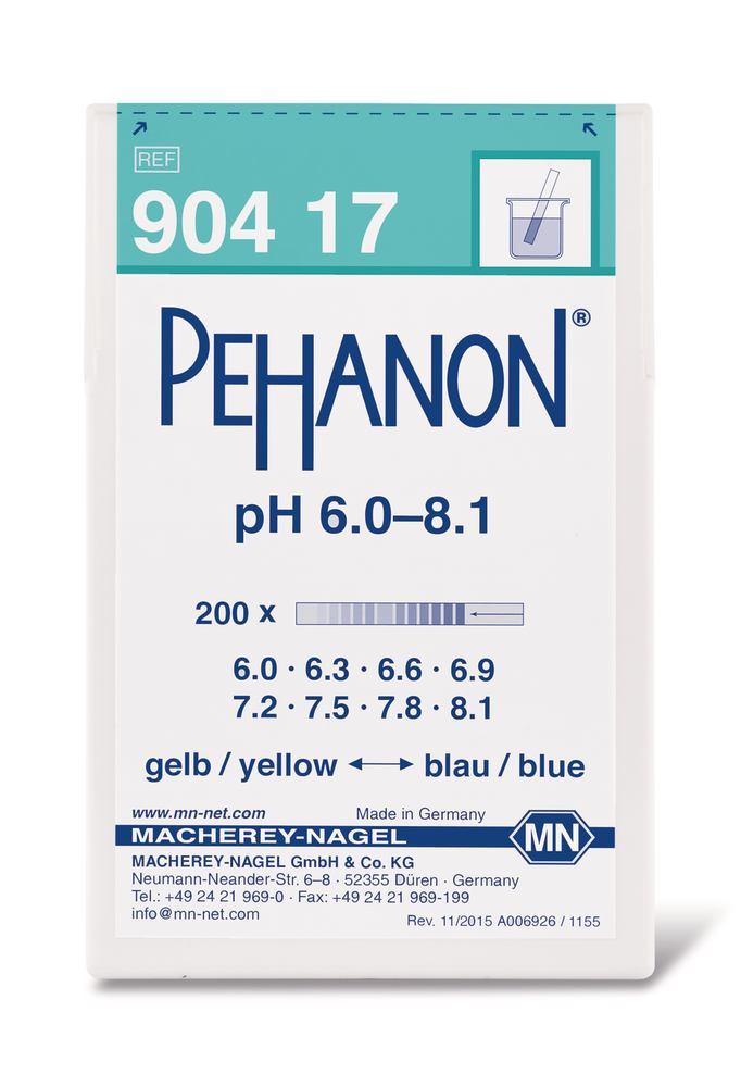 Indicatorpapier PEHANON® 6,0 - 8,1 | pH-papier en pH-indicatoren | pH‐waarde Meettechniek | Laboratoriumbenodigdheden | Carl Roth - Nederland