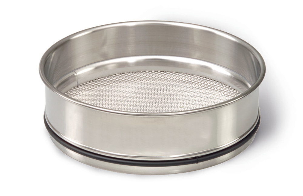 Sieves, 8 Dia., Stainless Frame and Mesh, No. 4 (4.75 mm) Full