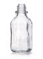 Narrow mouth bottle square clear glass, 1000 ml, 45, high form