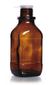 Narrow mouth bottle square brown glass, 250 ml, 32, high form
