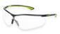Safety glasses uvex sportstyle, colourless, black/petrol
