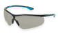 Schutzbrille uvex sportstyle, farblos, schwarz/petrol