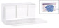 Wall mount for glove boxes made of acrylic, 250 x 142 x 100 mm