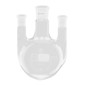 Three-necked round-bottom flasks parallel side necks, 500 ml, 24/29, 19/26