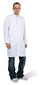 Unisex lab coat with stand-up collar Made of mixed fabric of 65% polyester, 35% cotton, Size: M, Women's size: 40/42, Men's size: 48/50