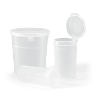Sample tub ROTILABO<sup>&reg;</sup> with snap-on lid, 90 ml, Non-sterile, 350 unit(s)