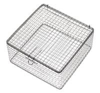 Sterilisation basket ROTILABO<sup>&reg;</sup>, Outer length: 180 mm, 180 mm, 90 mm