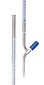 Burette with Schellbach stripes class AS With a straight valve stopcock and a PTFE spindle, 10 ml