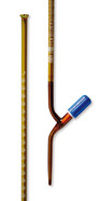 Burette class AS With a straight valve stopcock and a PTFE spindle, 25 ml